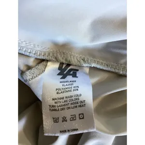 YoungLA Pants Womens XL Light Gray YLA251 Gym Joggers Zip Pockets Elastic Cuffs thumbnail 6