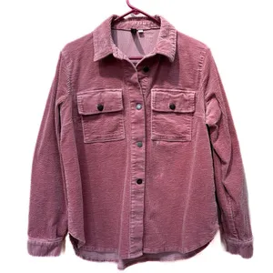 Kut From The Kloth Pink Corduroy Jacket Shacket Coat Button Up thumbnail 1