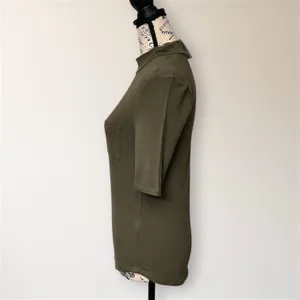 Articles of Society‎ S Military Green Mock Neck Pocket Top Minimalist Travel NWT thumbnail 5