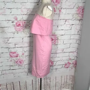 Lulu’s Lots of Love Light Pink Strapless Midi strapless flounce Dress thumbnail 10