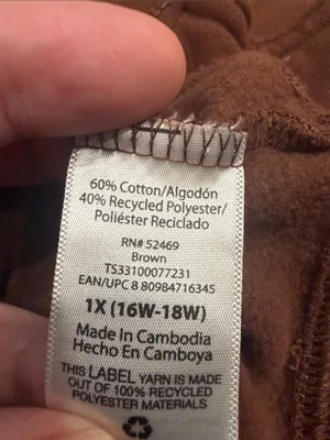 Terra & sky half zip sweater shirt size 1X (16w~18w) thumbnail 6
