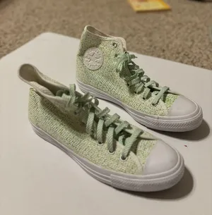 Converse Green And White Mesh thumbnail 3