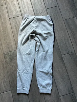 Brandy Melville Light Gray Joggers with Black Side Stripes thumbnail 4