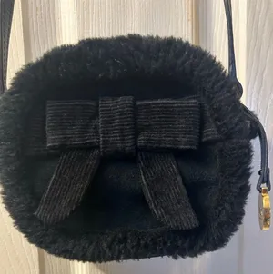 UGG Baily Bow mini Crossbody Bag Black thumbnail 1