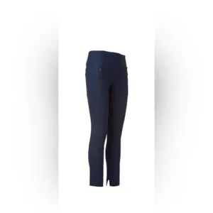 Athleta Stella Tight Leggings Navy Blue Zip Pockets Sz Small Ankle Stretch Pant thumbnail 10