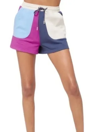 L*Space Active Slate Colorblock Don't Sweat It High Waisted Shorts Women’s Small thumbnail 1