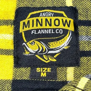 Angry Minnow Flannel Co Wichita State Shockers WuShock Plaid Shirt Medium M thumbnail 6