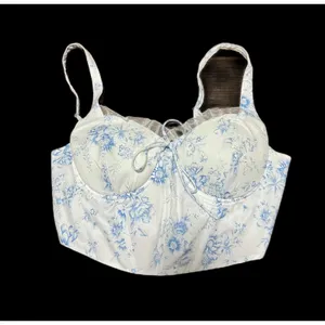 Princess Polly NWT Floral toile print corset top thumbnail 2