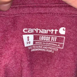 Carhartt red loose fit streetwear S workwear T-shirt thumbnail 3