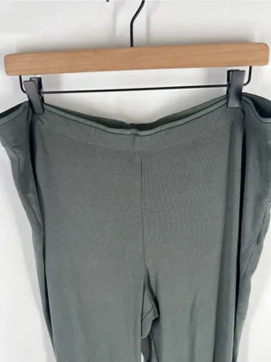 Soma Cool Nights & Days Ribbed Leggings Nightwatch Olive Size L NWT thumbnail 3