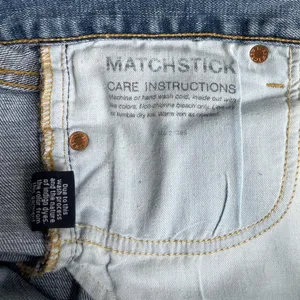 J. Crew Y2K Jeans Women's 27 Blue Denim Matchstick Stretch Mid/low Rise Straight thumbnail 6