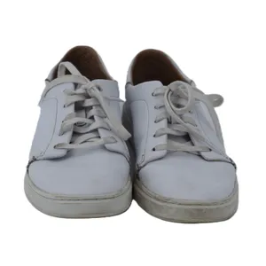 OluKai‎ Pehuea Li Leather Sneakers Womens 8 White Lace Up Casual Low Top thumbnail 2