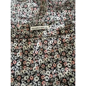 Abercrombie & Fitch Black Floral Mini Dress thumbnail 7