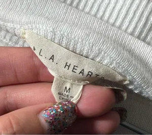 💋 3 FOR $20 LA Hearts • Strapless Body Suit • Striped • Medium thumbnail 3