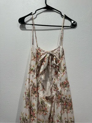 American Eagle Catie Corset Smocked Floral Midi Dress L NWOT thumbnail 8