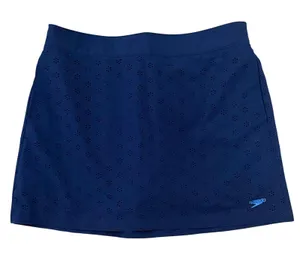 Speedo Womens Navy Blue Eyelet Skort Athletic Tennis Golf Skirt Size L‎ thumbnail 1