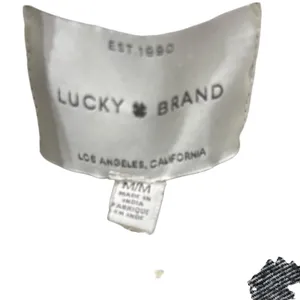 Lucky Brand jacket flannel shacket Cotton Fleece Lined Sweater Jacket size M thumbnail 5