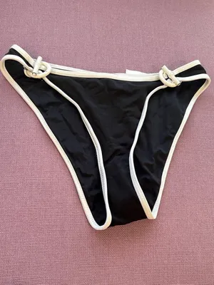 Solid & Striped Alden Bikini Bottoms in Black Small Womens Swimsuit thumbnail 5