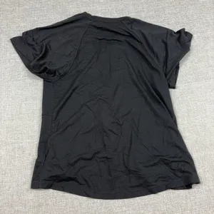 Free People Shirt Womens XS Black Twist Front Short Sleeve Jersey Relaxed Top thumbnail 9