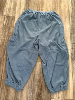 Free People Dusty Blue Cargo Beach Terry Jogger Medium thumbnail 8