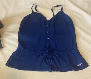 Hollister Blue  Drawstring Cami thumbnail 4