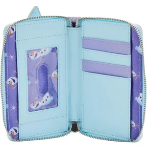 LOUNGEFLY Disney Frozen Princess Castle Zip Around Wallet, New with Tag thumbnail 5