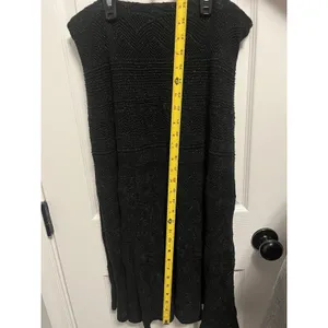 Polo Ralph Lauren Cotton Black Gilter Skirt Elastic Waist Size Large. Night Out thumbnail 6