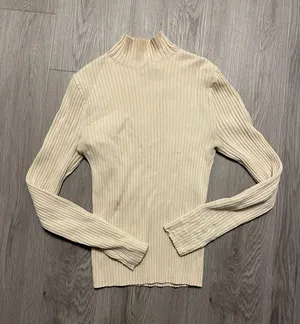 Cream Turtle Neck thumbnail 1