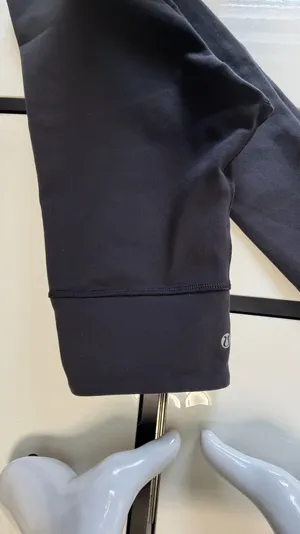 Lululemon Wunder Under Leggings Size 4 Black Custom MoPub Logo Full Length thumbnail 11