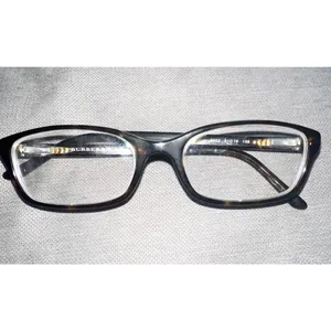 Burberry B2073 3002 Tortoise Eyeglass Frames Made in Italy 53-16-135 Vintage thumbnail 3