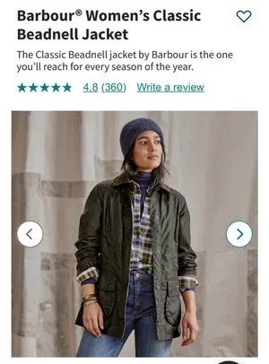 Women’s Barbour Beadnell Jacket thumbnail 2