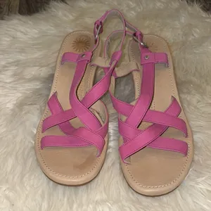 Ugg Pink Gaiana Wedge Sandals thumbnail 2