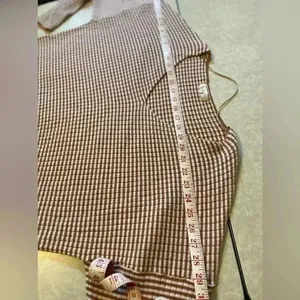 LA Hearts Womens Brown White Striped‎ Ribbed V-Neck Cropped Sweater Large thumbnail 11