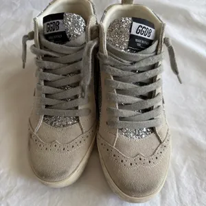 Golden Goose Mid-Star Glitter Sneakers Silver thumbnail 2