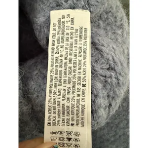 Endless rose Size L NWT BLUE CHUNKY WOOL KNIT DETAILED SWEATER $100‎ thumbnail 13