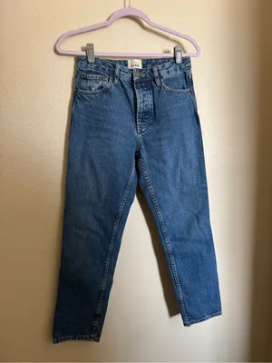 Sézane Brut Sexy Blue‎ Denim Jeans Sz 27 thumbnail 2