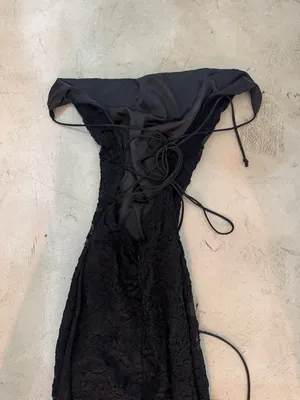 Alamour The Label Black Lace Evening Gown thumbnail 5