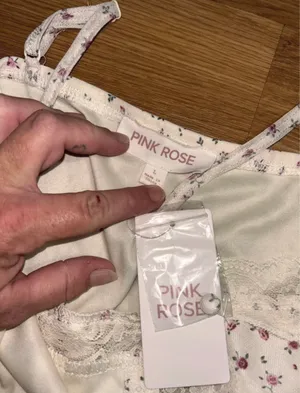 Pink Rose Camisole Floral Tank Top thumbnail 6