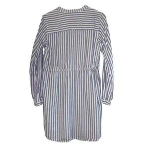 Abercrombie & Fitch Striped‎ Nautical Shirt Dress Women's LG Beach Resort Costal thumbnail 6