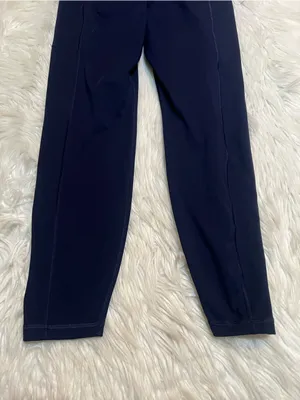 Gap Fit Women's Size Large Regular Maternity Leggings Compression Navy Uniform thumbnail 8