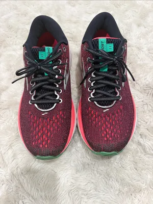 Brooks Ghost 11 Women's Running Shoes in black with vibrant pink size 8 thumbnail 2