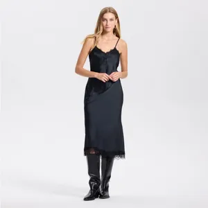 A new day satin lace slip midi dress thumbnail 2