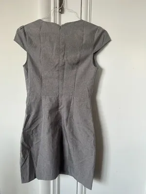 Boutique NWOT RIHOAS Gray Cap Sleeve Mini Dress thumbnail 4