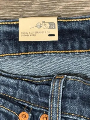 Levi’s Boyfriend Jeans Women’s Size 30 Mid Rise Stellar Stretch Tapered Leg NWT thumbnail 6