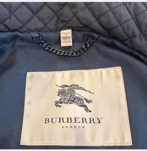 Burberry Black Quilted belted trench coat size 4 thumbnail 7