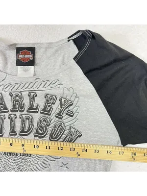 Harley Davidson Graphic T Shirt Large Killer Creek Roswell Ga Short Sleeve Women thumbnail 6