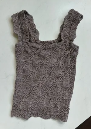 Brown Free People Love Letter Cami thumbnail 1