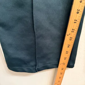 Maeve‎ Anthropologie Pull-On Track Pants-Small Dark Green Crochet Quiet Luxury thumbnail 14