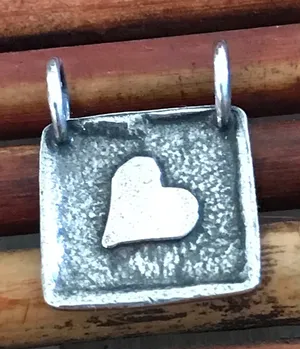 Silpada Sterling Silver Tilted Heart Pendant for Necklace thumbnail 1