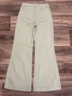 And Now This High Rise Throwback Flare Sage Green Jeans Women’s 27 thumbnail 2